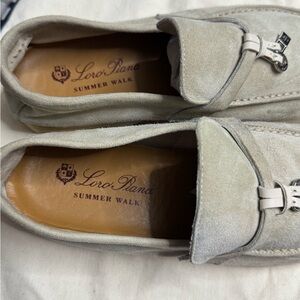 Loro Piana Cream Loafers